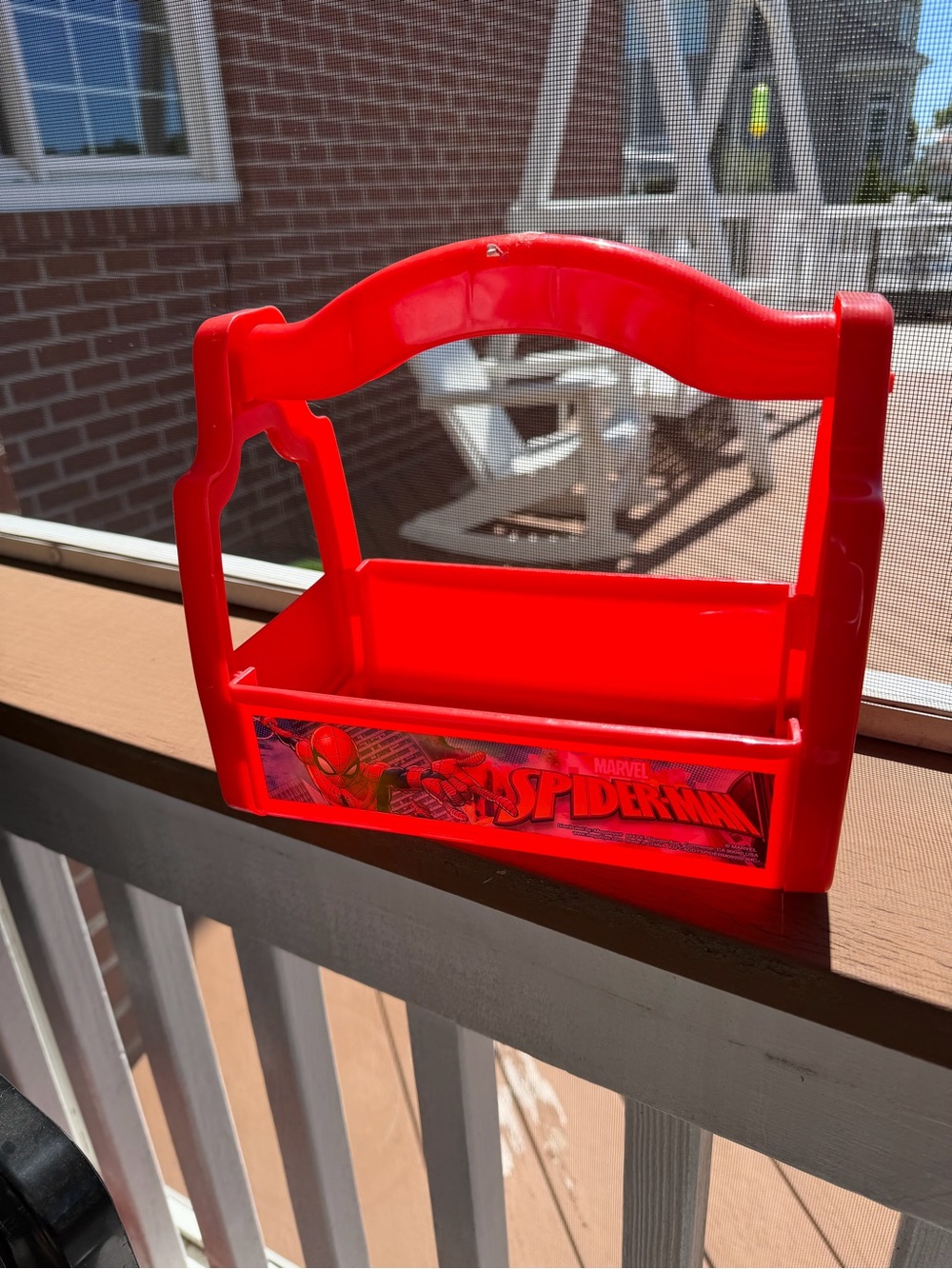 Red Toy Caddy - Kids Storage Carrier